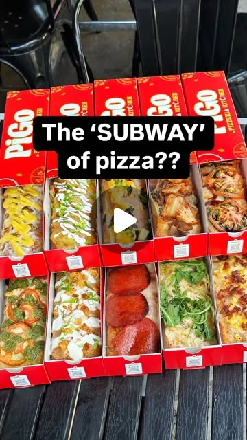 Anteprima di una pizza personale in astuccio lungo negli Stati Uniti
