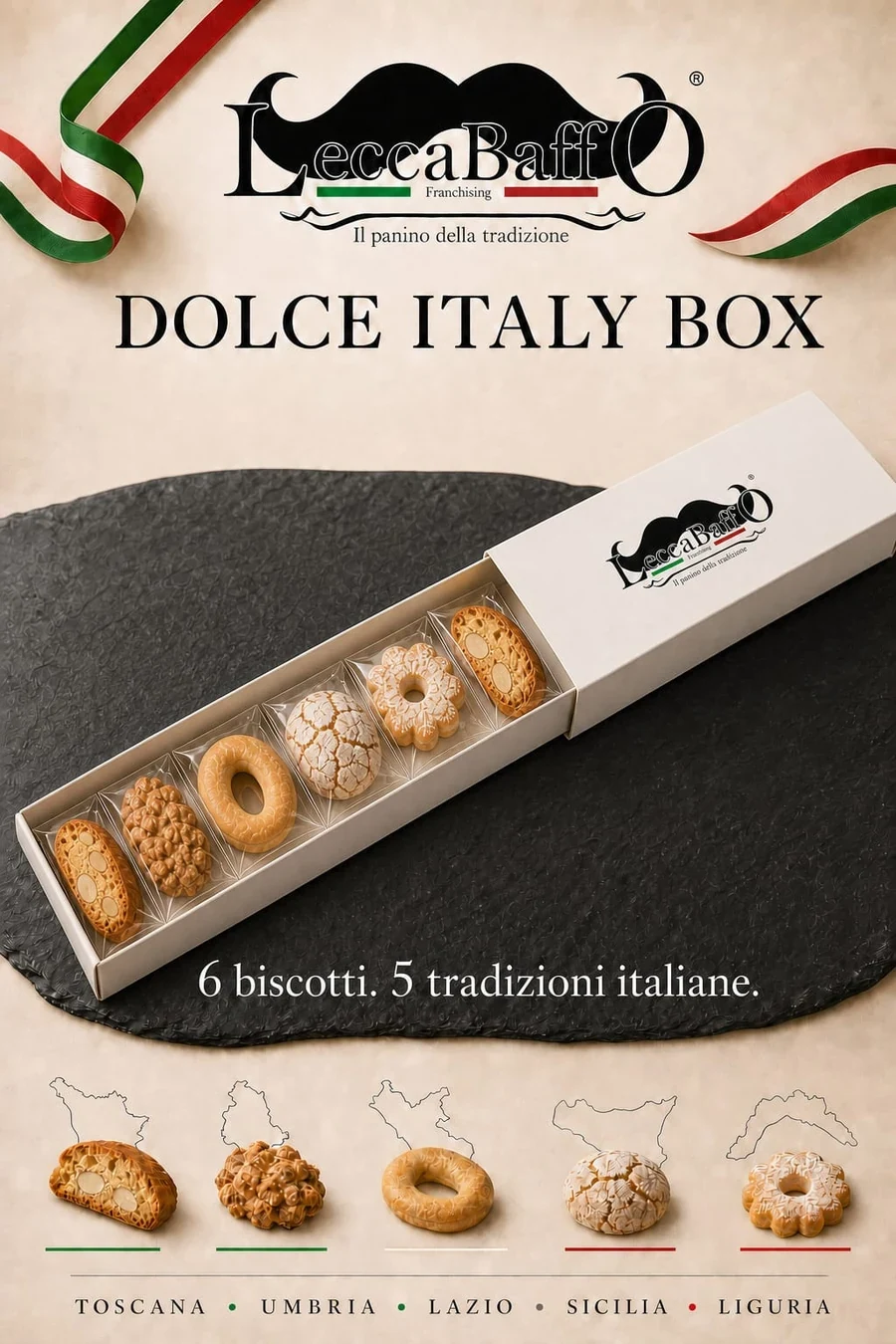 LeccaBaffo Dolce Italy Box